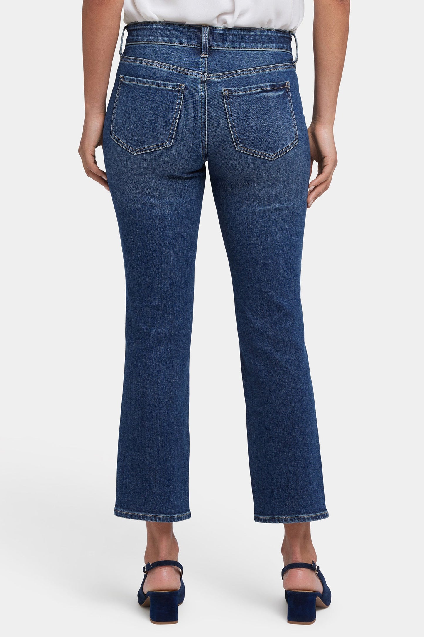 Marilyn Straight Ankle Jeans In Petite - Rio Rapids