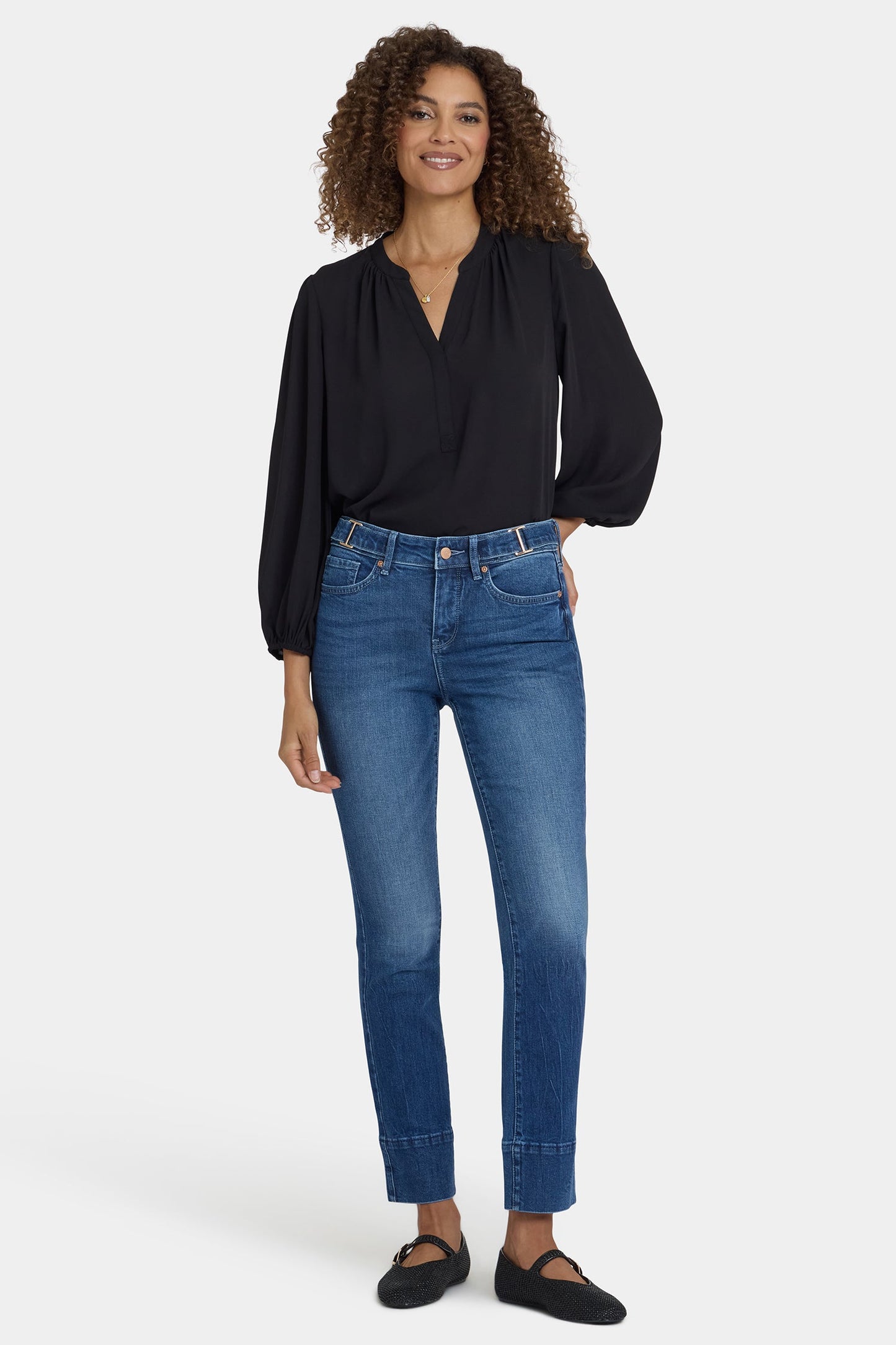 Sheri Slim Jeans In Petite - Cool Marine