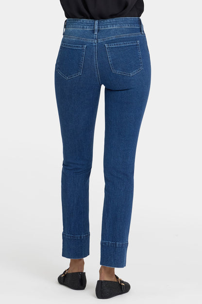 Sheri Slim Jeans In Petite - Cool Marine