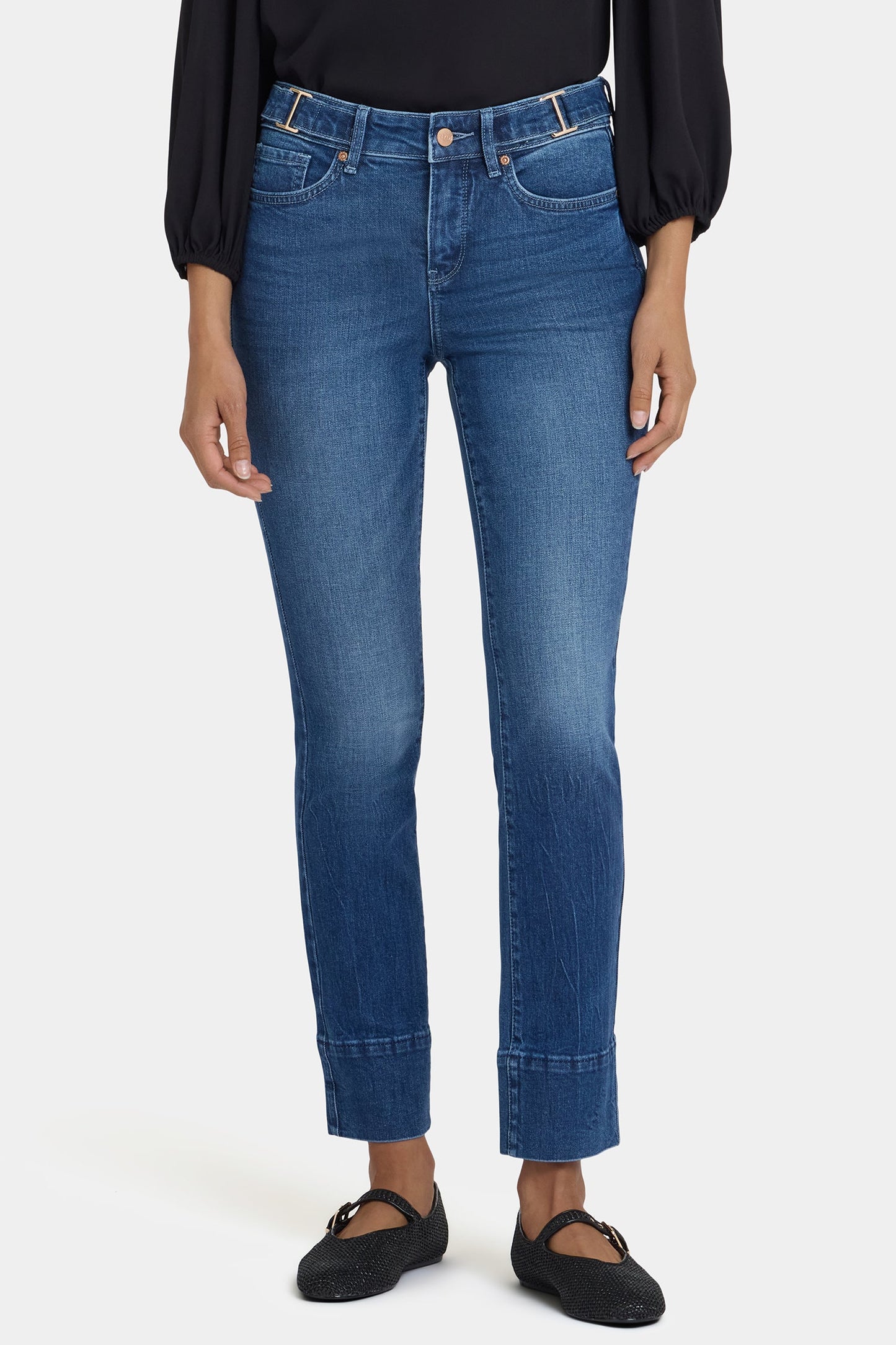 Sheri Slim Jeans In Petite - Cool Marine