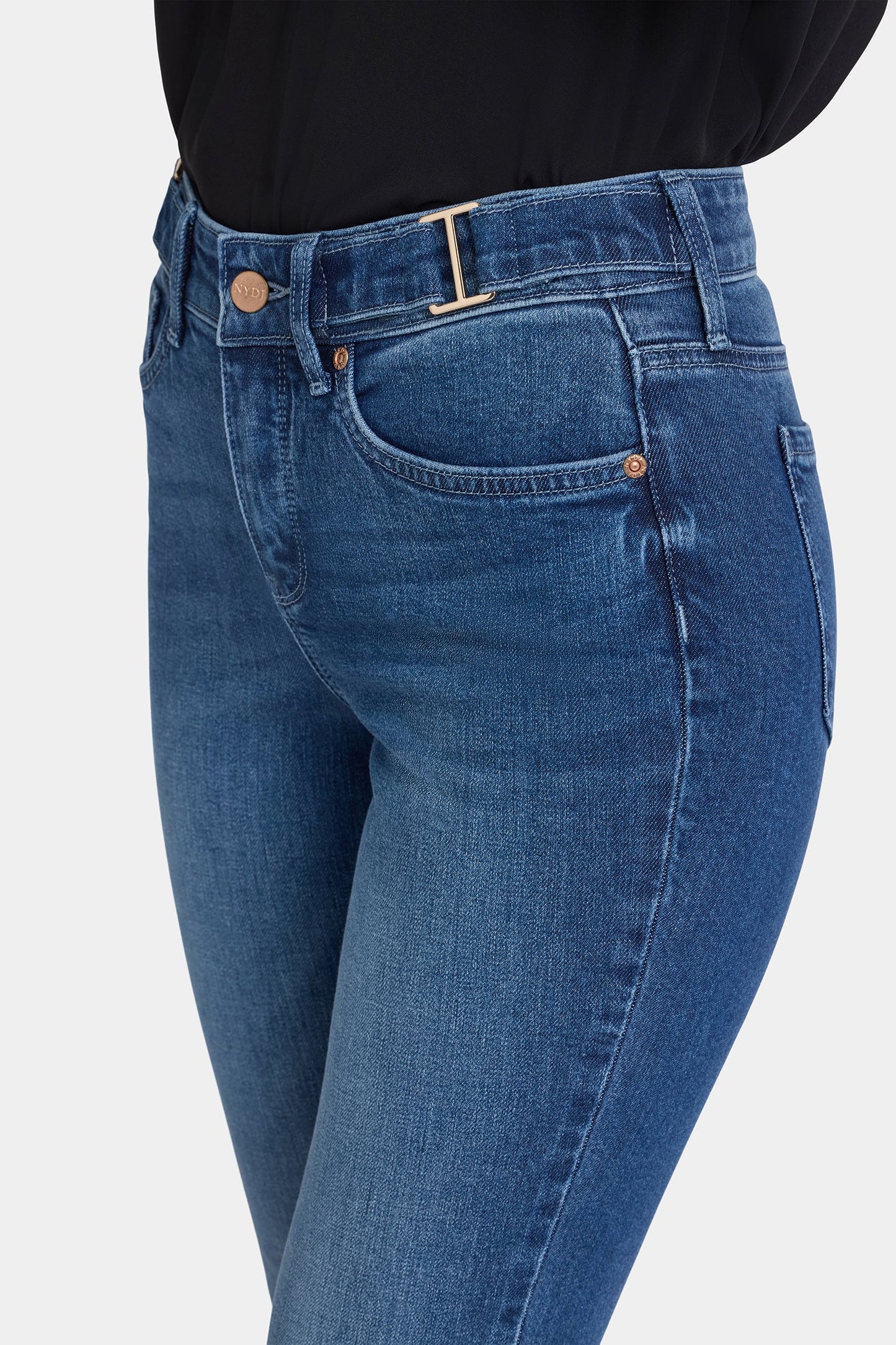 Sheri Slim Jeans In Petite - Cool Marine
