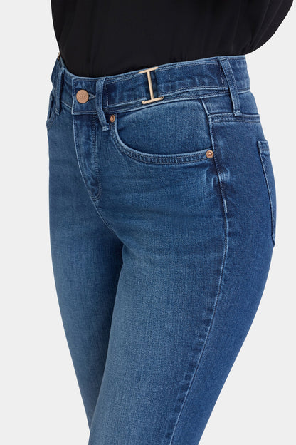Sheri Slim Jeans In Petite - Cool Marine