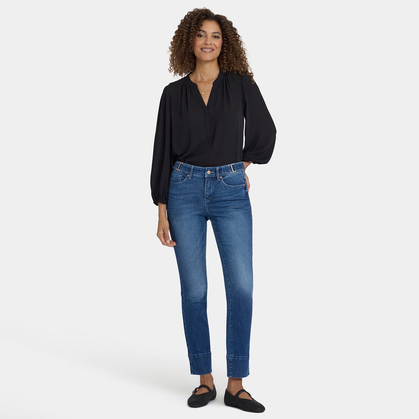Sheri Slim Jeans In Petite - Cool Marine