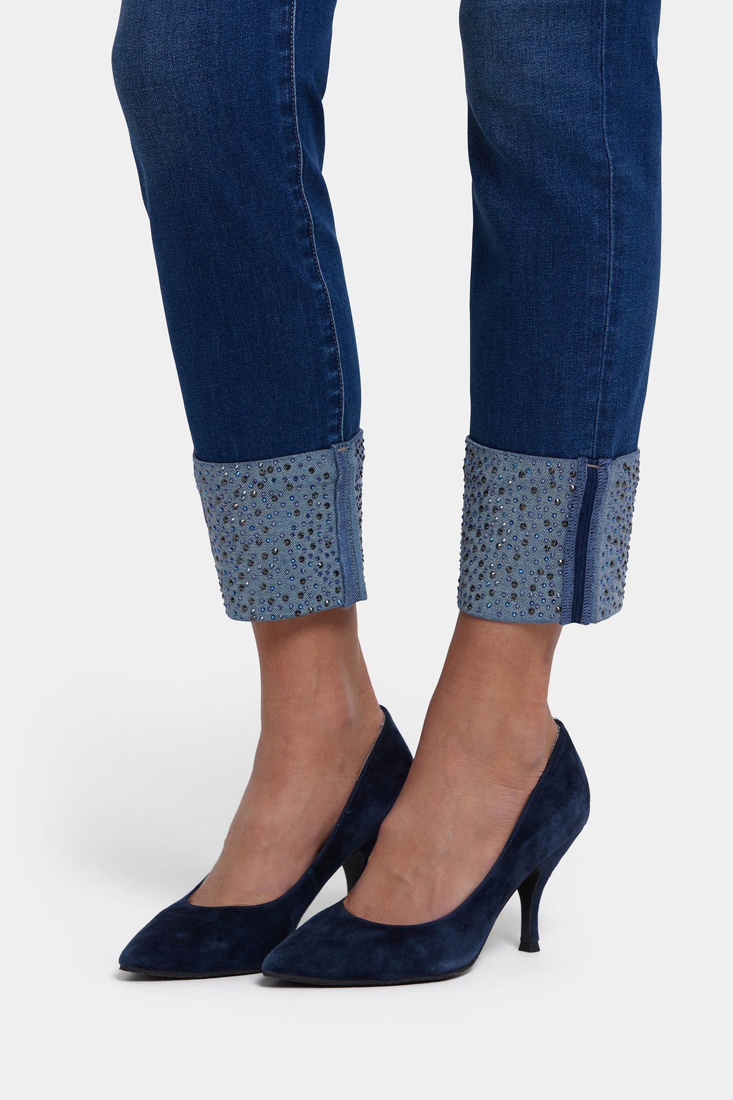 Sheri Slim Ankle Jeans In Petite - Vintage Lapis