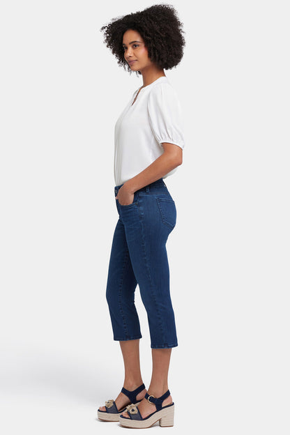 Waist-Match™ Marilyn Straight Crop Jeans In Petite - Ibiza Blues