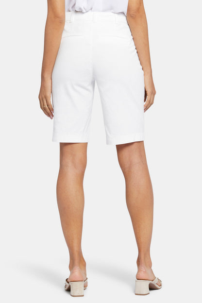 Bermuda Shorts In Petite - Optic White