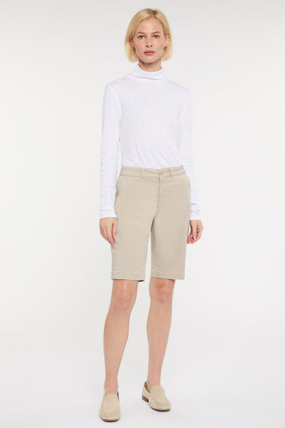 Bermuda Shorts In Petite - Feather
