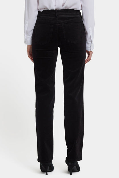 Marilyn Straight Pants In Petite - Black