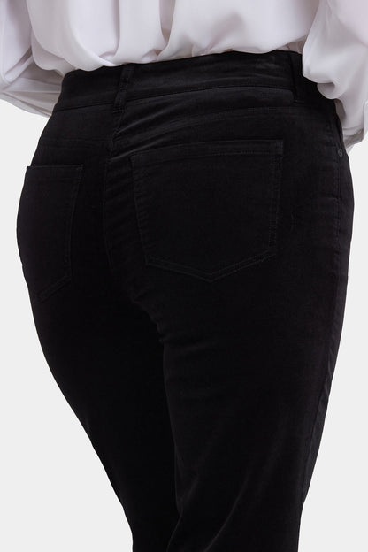 Marilyn Straight Pants In Petite - Black
