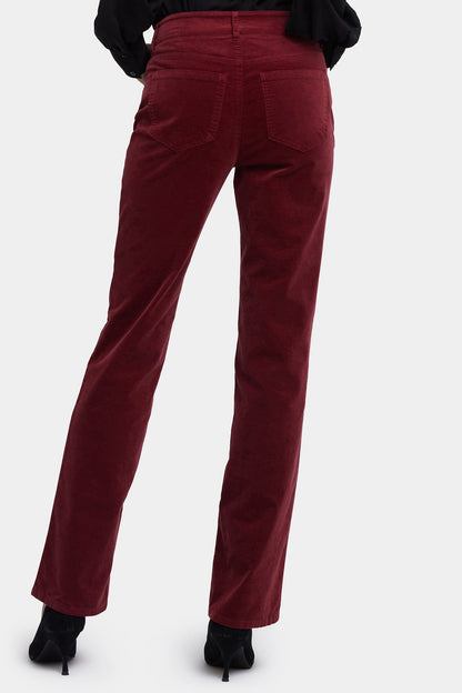 Marilyn Straight Pants In Petite - Wild Currant