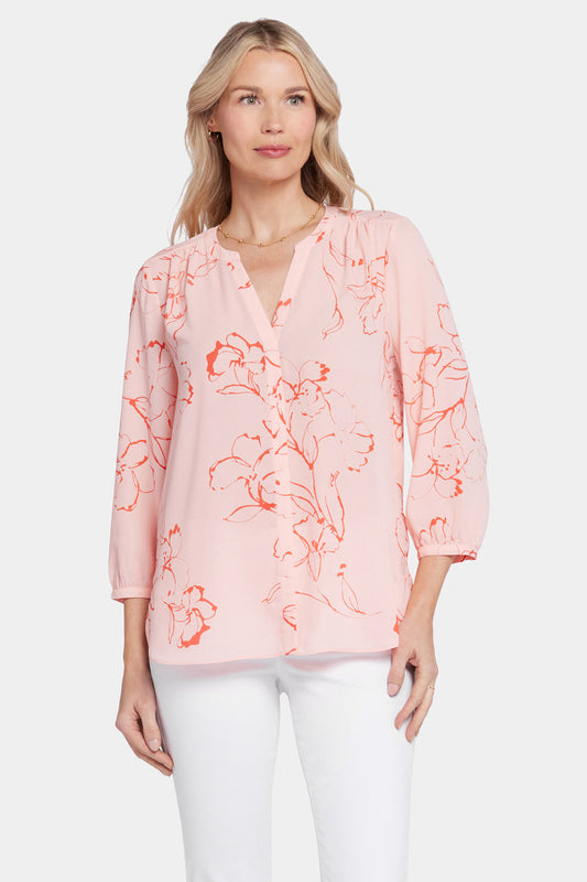 Pintuck Blouse - Gianna Garden