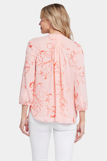 Pintuck Blouse - Gianna Garden