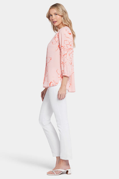 Pintuck Blouse - Gianna Garden