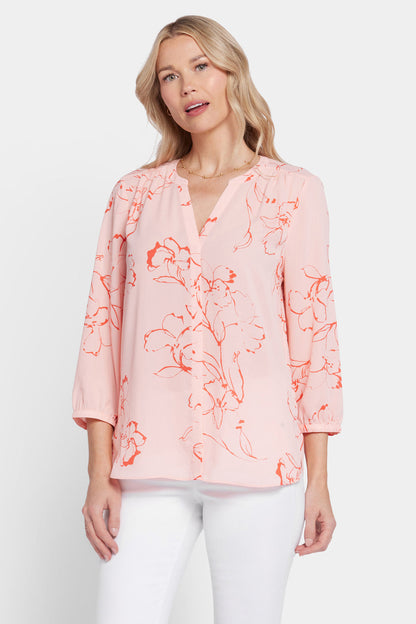 Pintuck Blouse - Gianna Garden