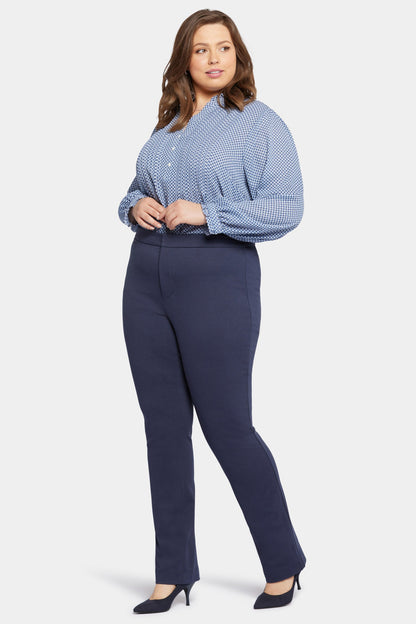 Slim Trouser Pants In Plus Size - Oxford Navy