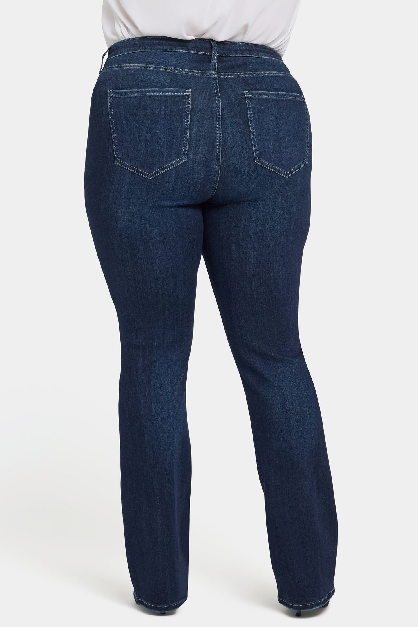 Billie Mini Bootcut Jeans In Plus Size - Ink Skyline