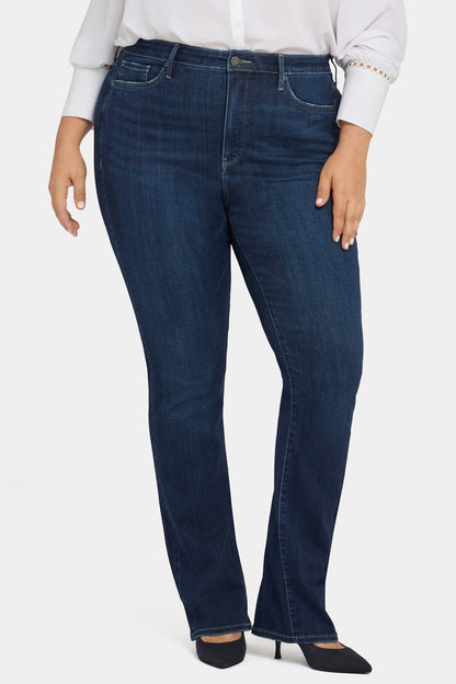 Billie Mini Bootcut Jeans In Plus Size - Ink Skyline