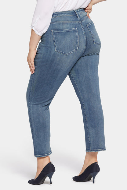 Slim Bootcut Ankle Jeans In Plus Size - Prelude
