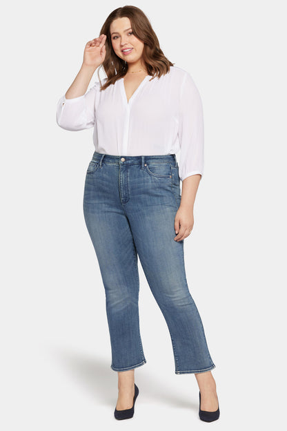 Slim Bootcut Ankle Jeans In Plus Size - Prelude