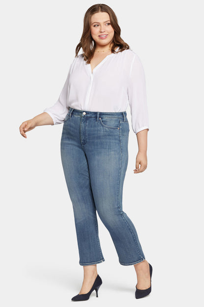 Slim Bootcut Ankle Jeans In Plus Size - Prelude