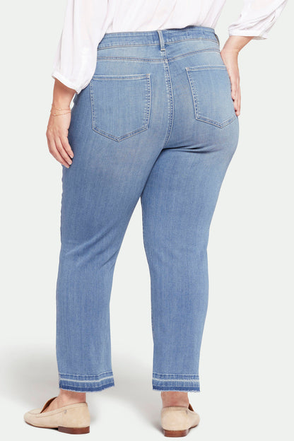Marilyn Straight Ankle Jeans In Plus Size - Lovesick