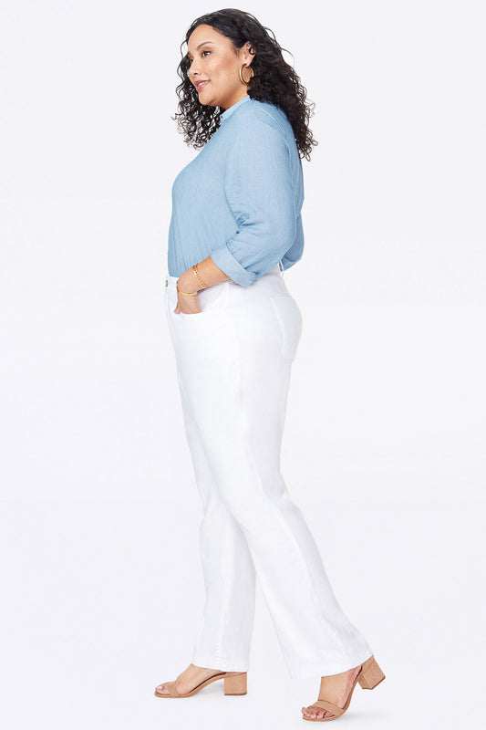 Trouser Pants In Plus Size - Optic White