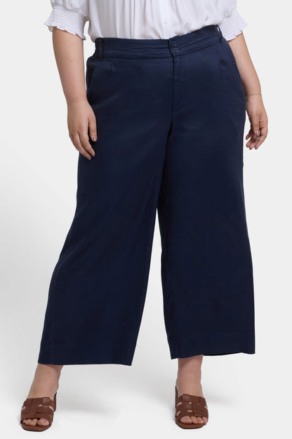 Waverly Trouser Pants In Plus Size - Oxford Navy