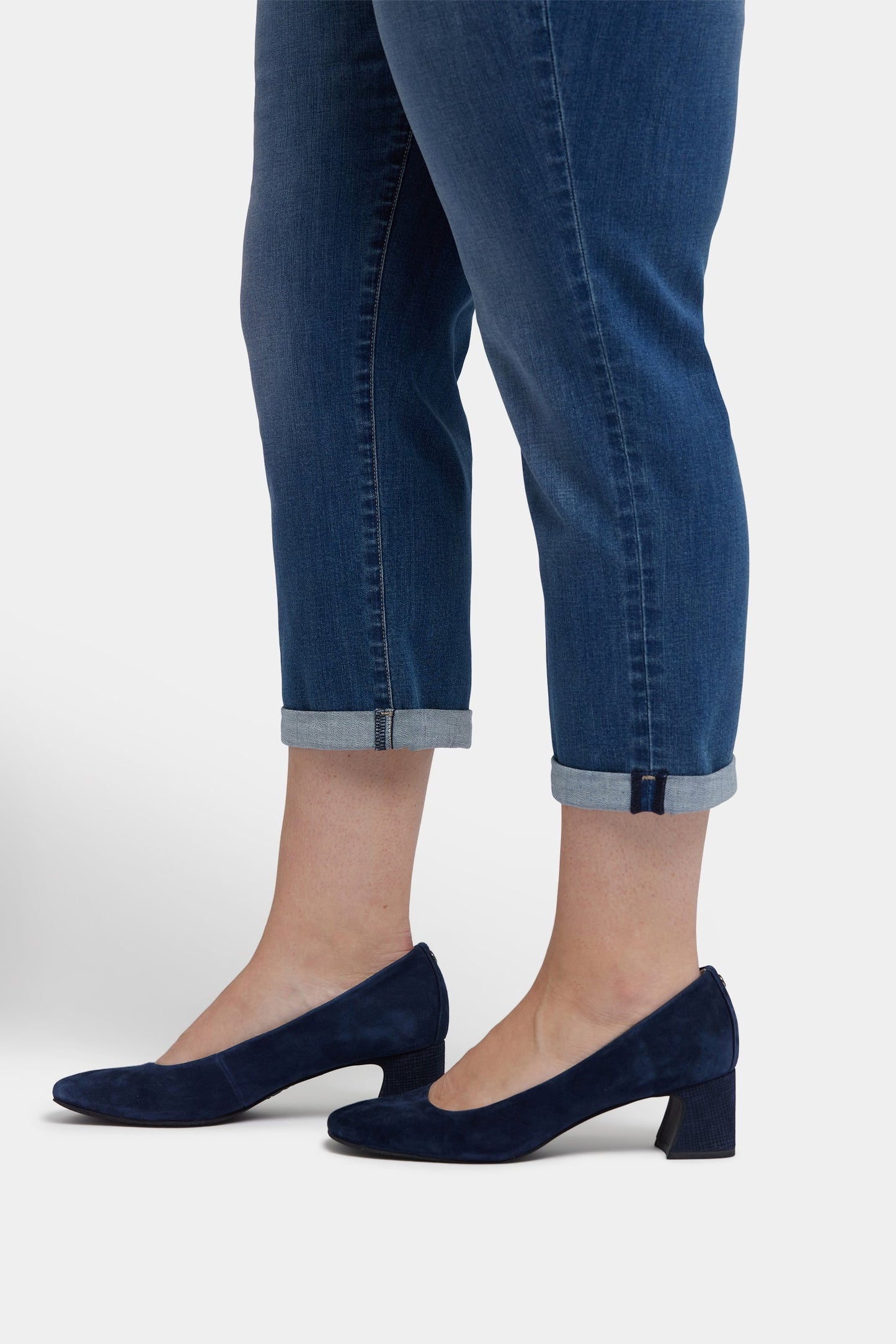 Chloe Skinny Capri Jeans In Plus Size - Costa Brava