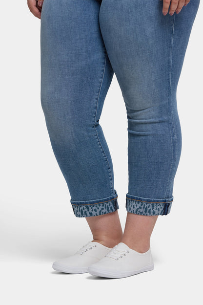 Marilyn Straight Ankle Jeans In Plus Size - Barcelona Breeze