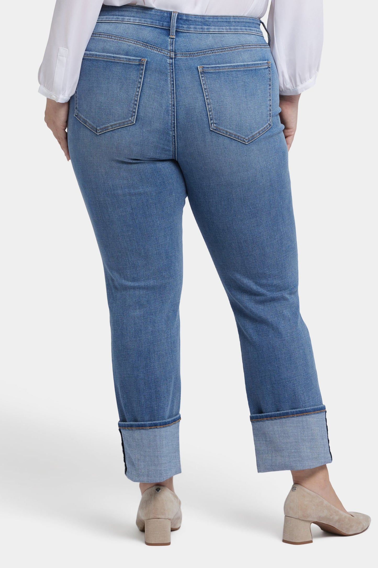 Marilyn Straight Jeans In Plus Size - Barcelona Breeze