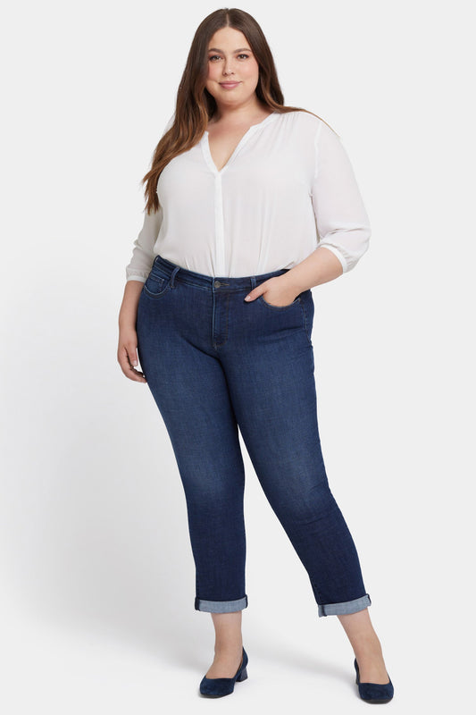 Sheri Slim Ankle Jeans In Plus Size - Wellspring