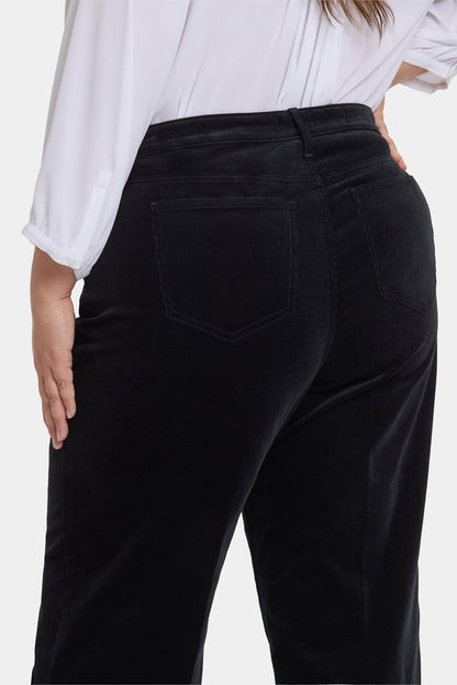 Teresa Wide Leg Pants In Plus Size - Black