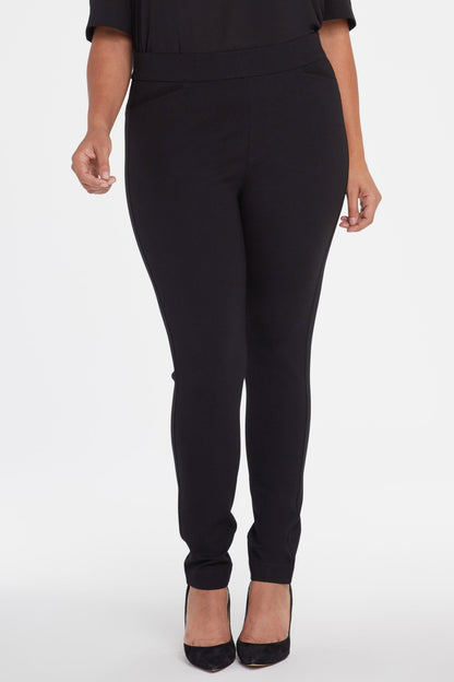 Pull-On Legging Pants In Plus Size - Black