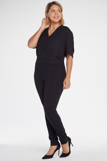 Pull-On Legging Pants In Plus Size - Black