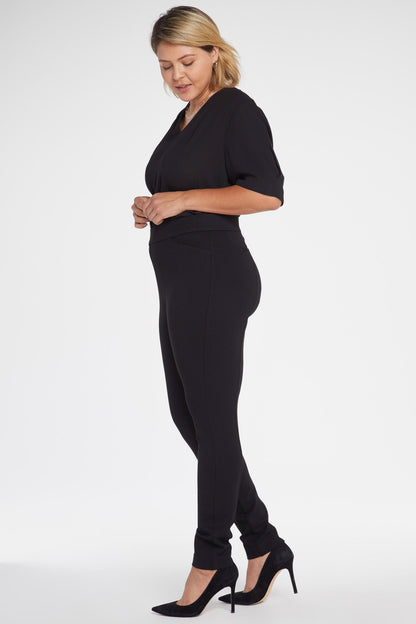 Pull-On Legging Pants In Plus Size - Black