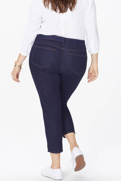 Alina Skinny Ankle Jeans In Plus Size - Rinse