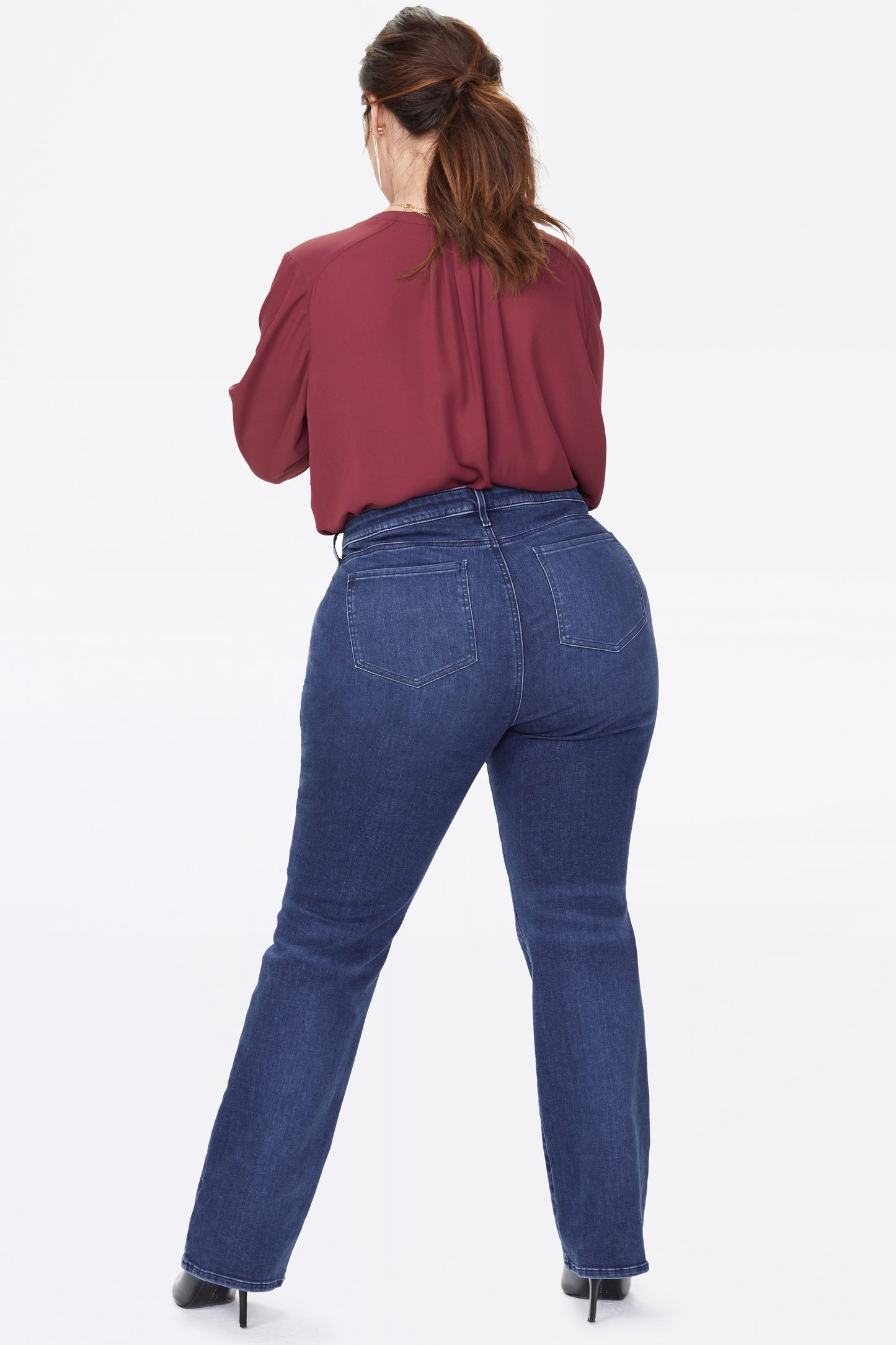 Barbara Bootcut Jeans In Plus Size - Habana