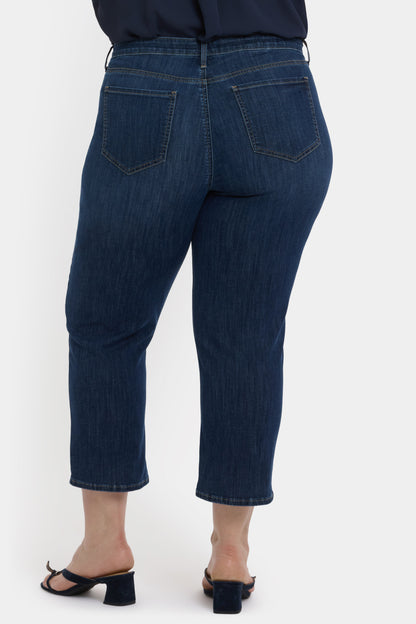 Relaxed Piper Crop Jeans In Plus Size - Rio Rapids
