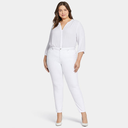 Ami Skinny Jeans In Plus Size - Optic White
