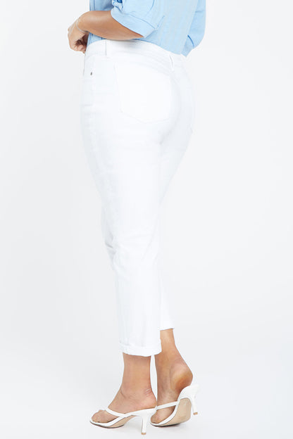 Margot Girlfriend Jeans In Plus Size - Optic White