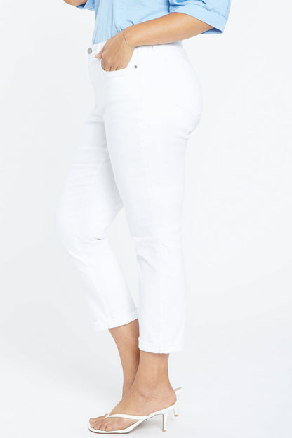 Margot Girlfriend Jeans In Plus Size - Optic White