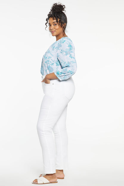 Sheri Slim Jeans In Plus Size - Optic White