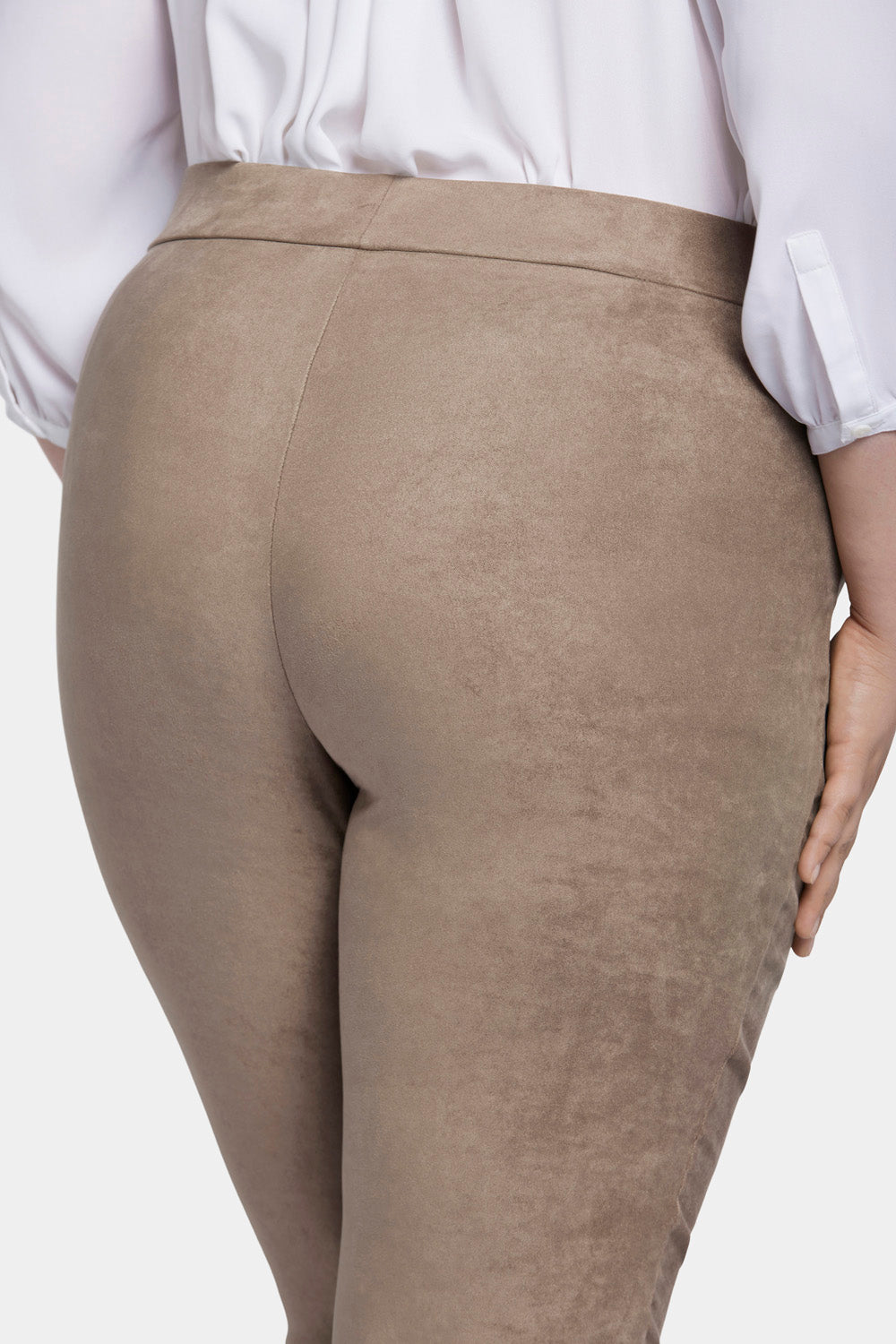 Basic Legging Pants In Plus Size - Saddlewood