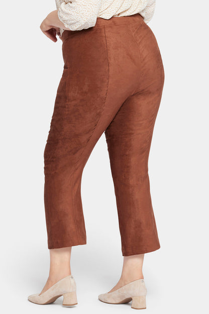 Slim Bootcut Pull-On Pants In Plus Size - Coffee Bean