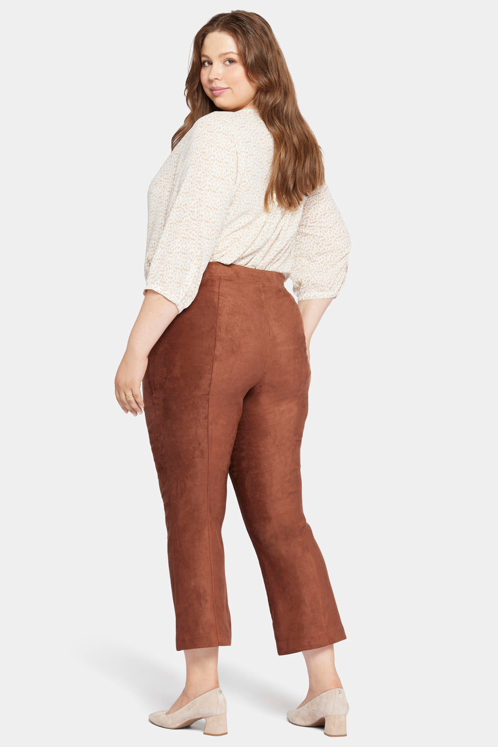 Slim Bootcut Pull-On Pants In Plus Size - Coffee Bean