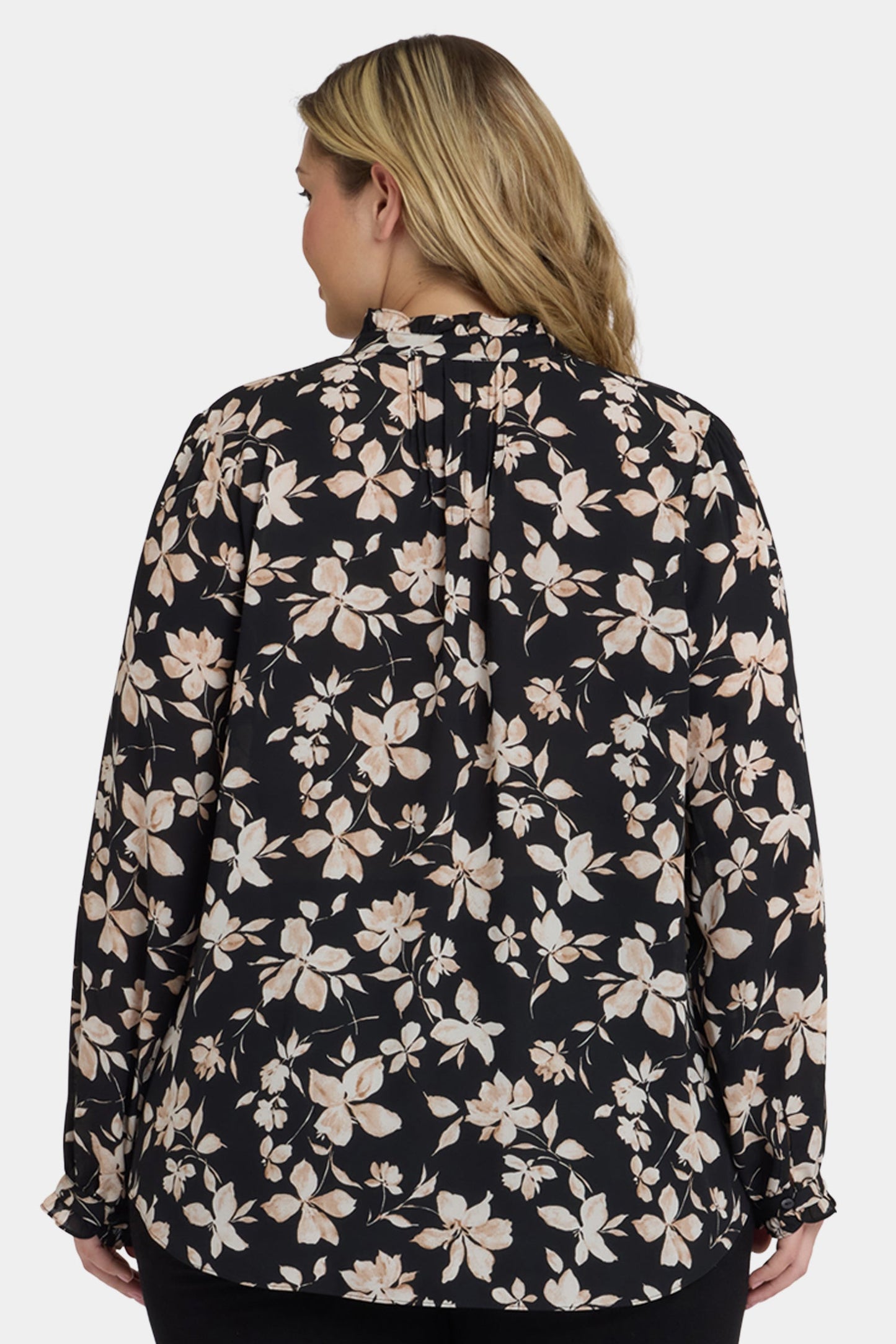 Pleated Front Tunic In Plus Size - Claudette