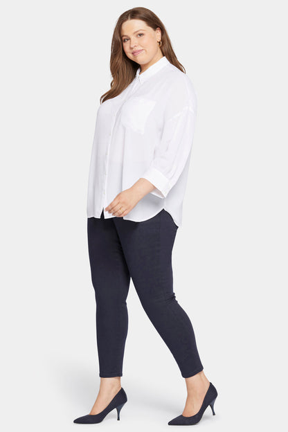 Zoey Blouse in Plus Size - Optic White