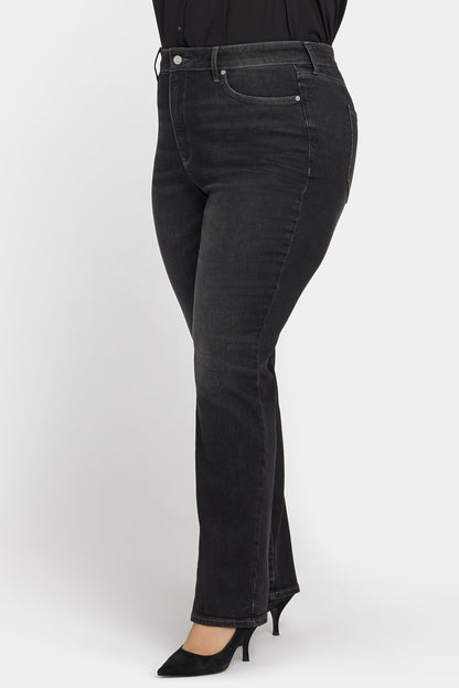 Marilyn Straight Jeans In Plus Size - Paris Lights
