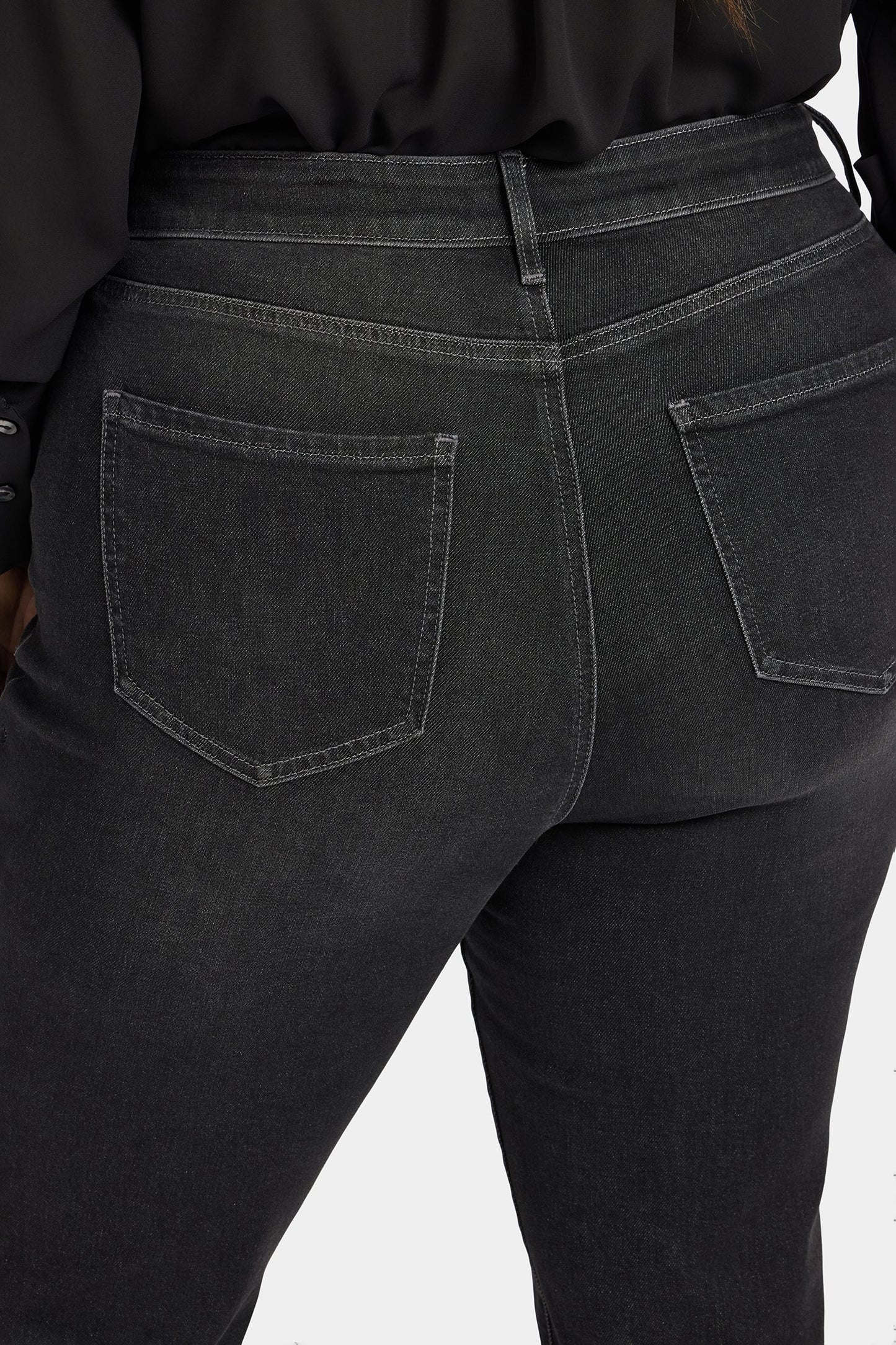 Marilyn Straight Jeans In Plus Size - Paris Lights