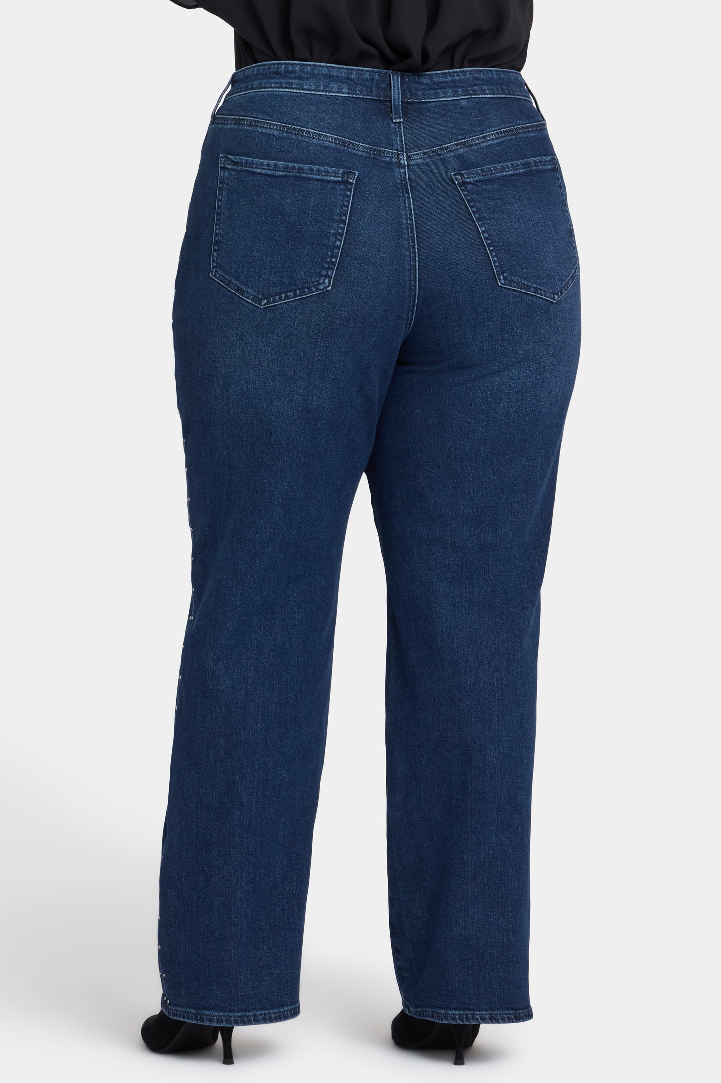 Brooke Loose Straight Jeans In Plus Size - Louvre Sapphire